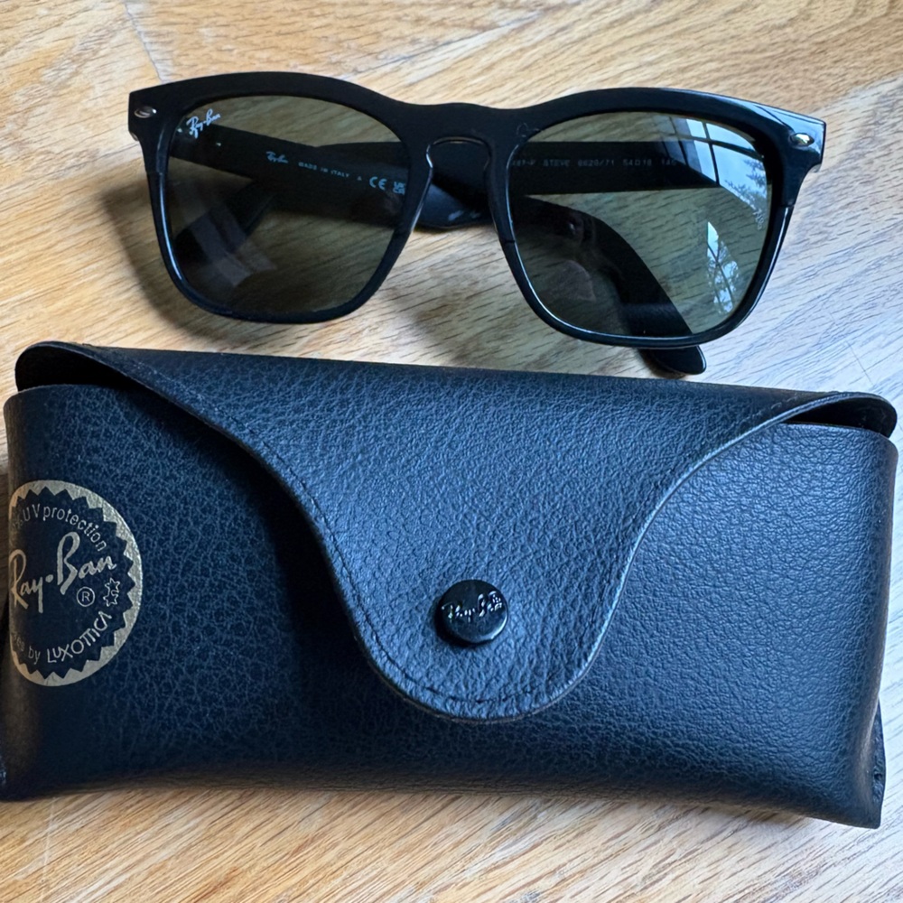 Women Ray-Ban Black Sunglasses with Dark Lenses